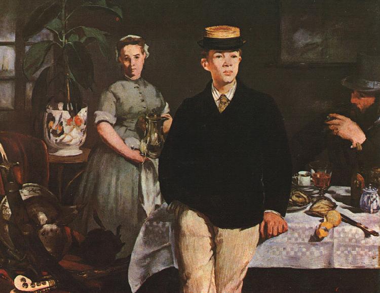 Edouard Manet The Luncheon in the Studio Germany oil painting art